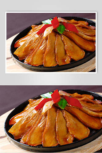 干烧杏鲍菇食品图片