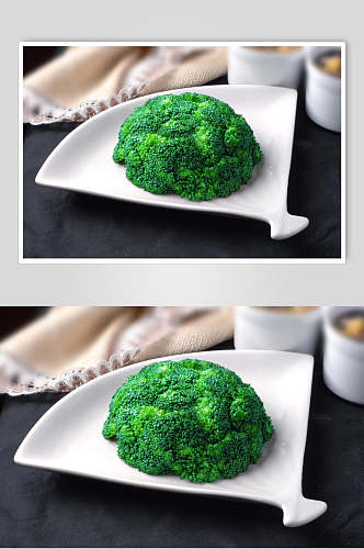 绿色素西兰花美食高清图片