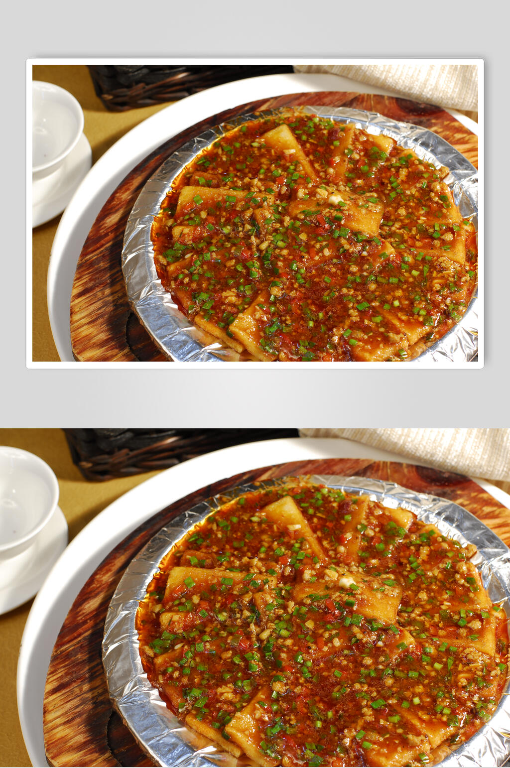 铁板米豆腐餐饮摄影图片素材