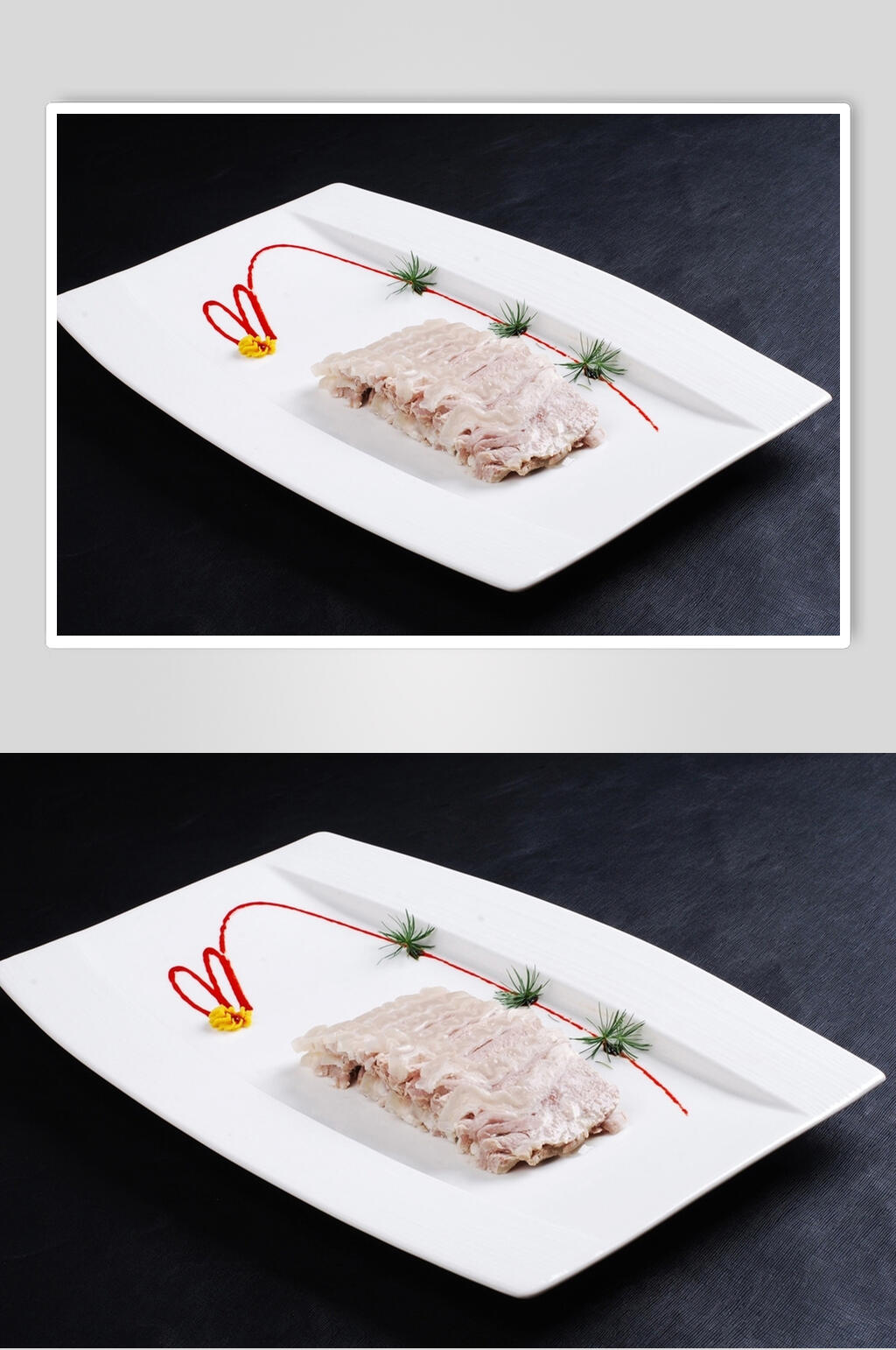 蒜沾羊肉食品高清图片素材