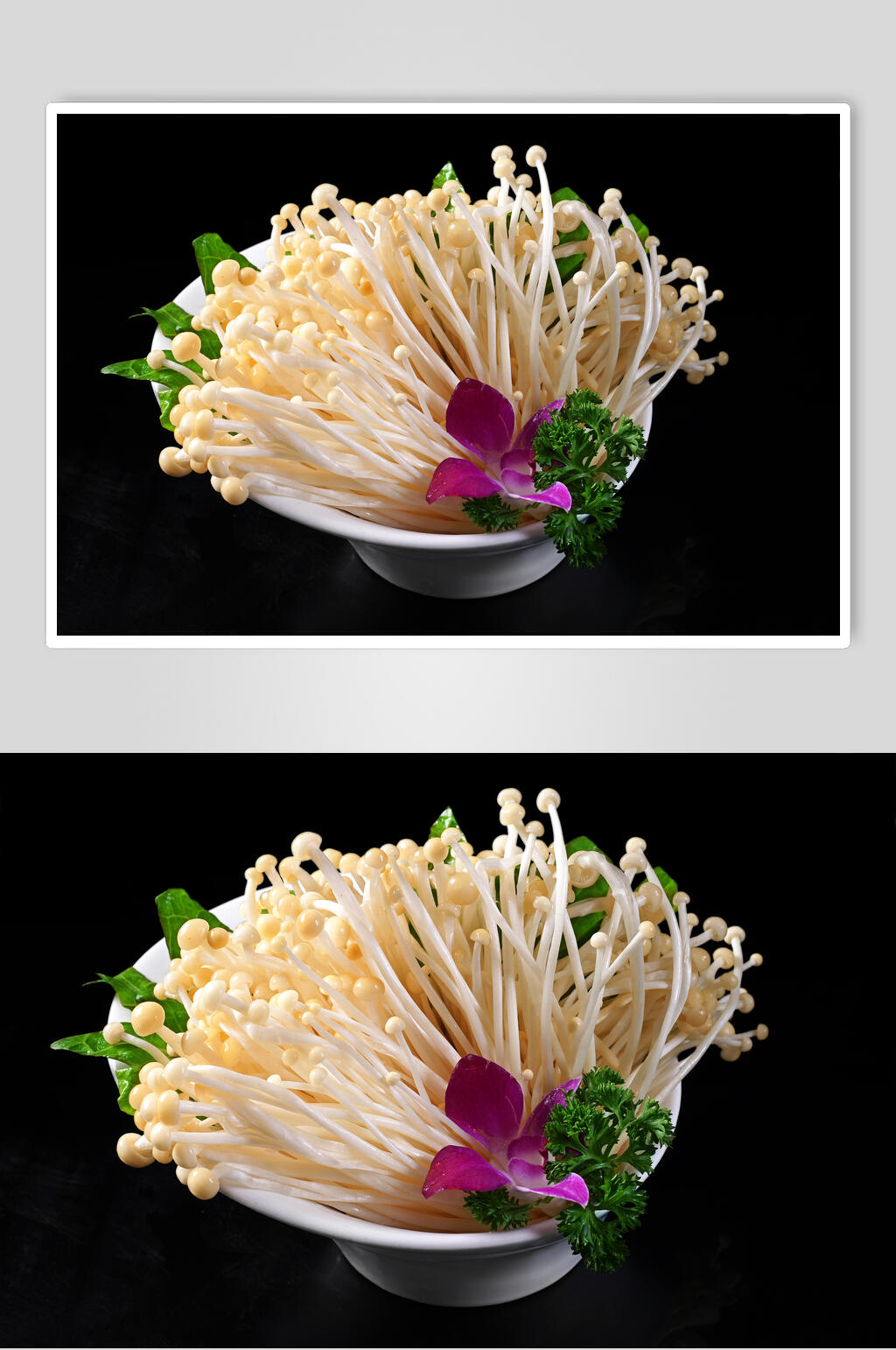 山珍菌金针菇食物图片素材