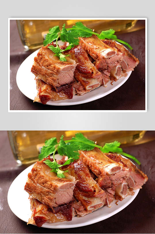 卤菜卤排骨食物图片-众图网