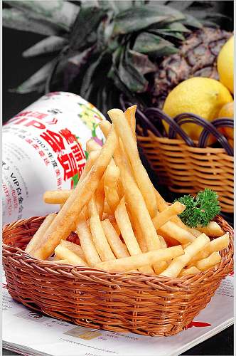 法式薯条食品图片