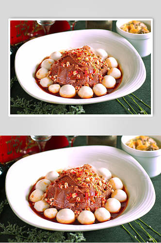 鲜香剁椒草原肚食物图片