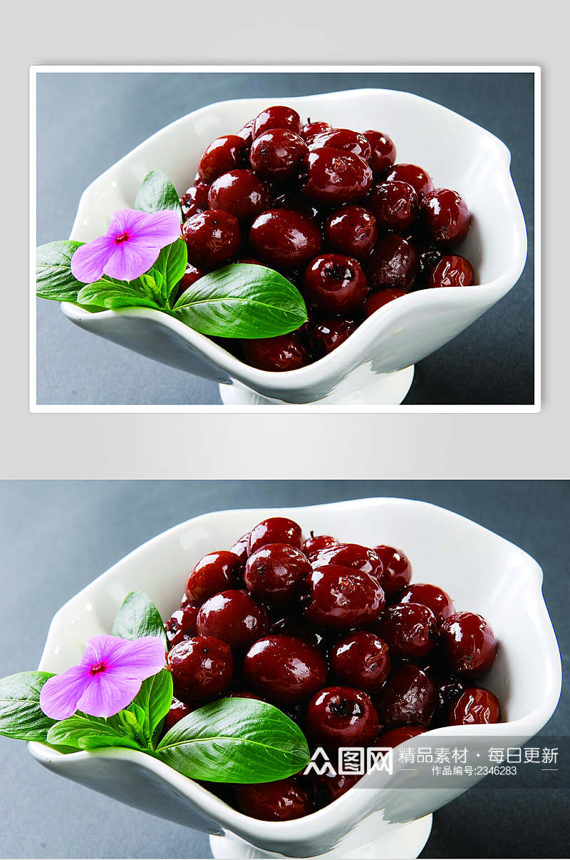 冰冻鲜枣食品摄影图片素材