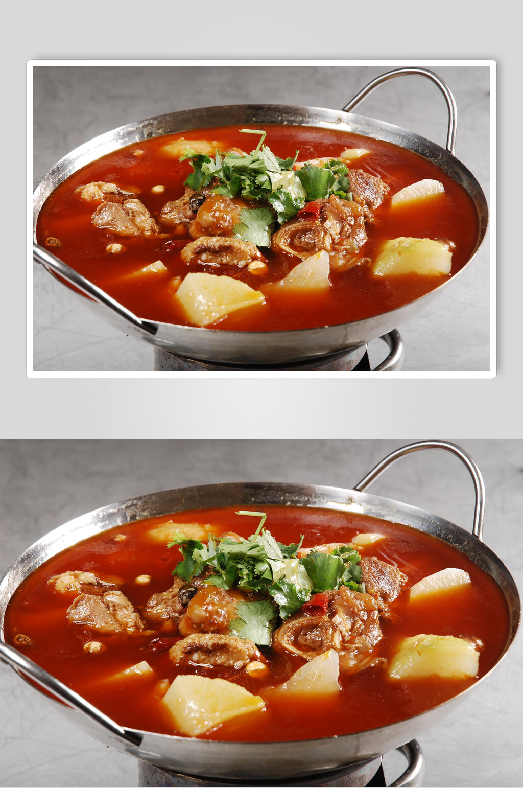 锅仔红焖羊肉食品高清图片素材