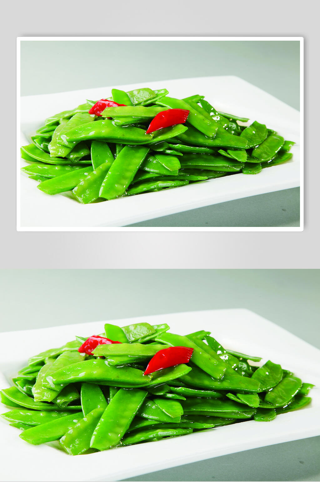 清炒荷兰豆食物高清图片素材