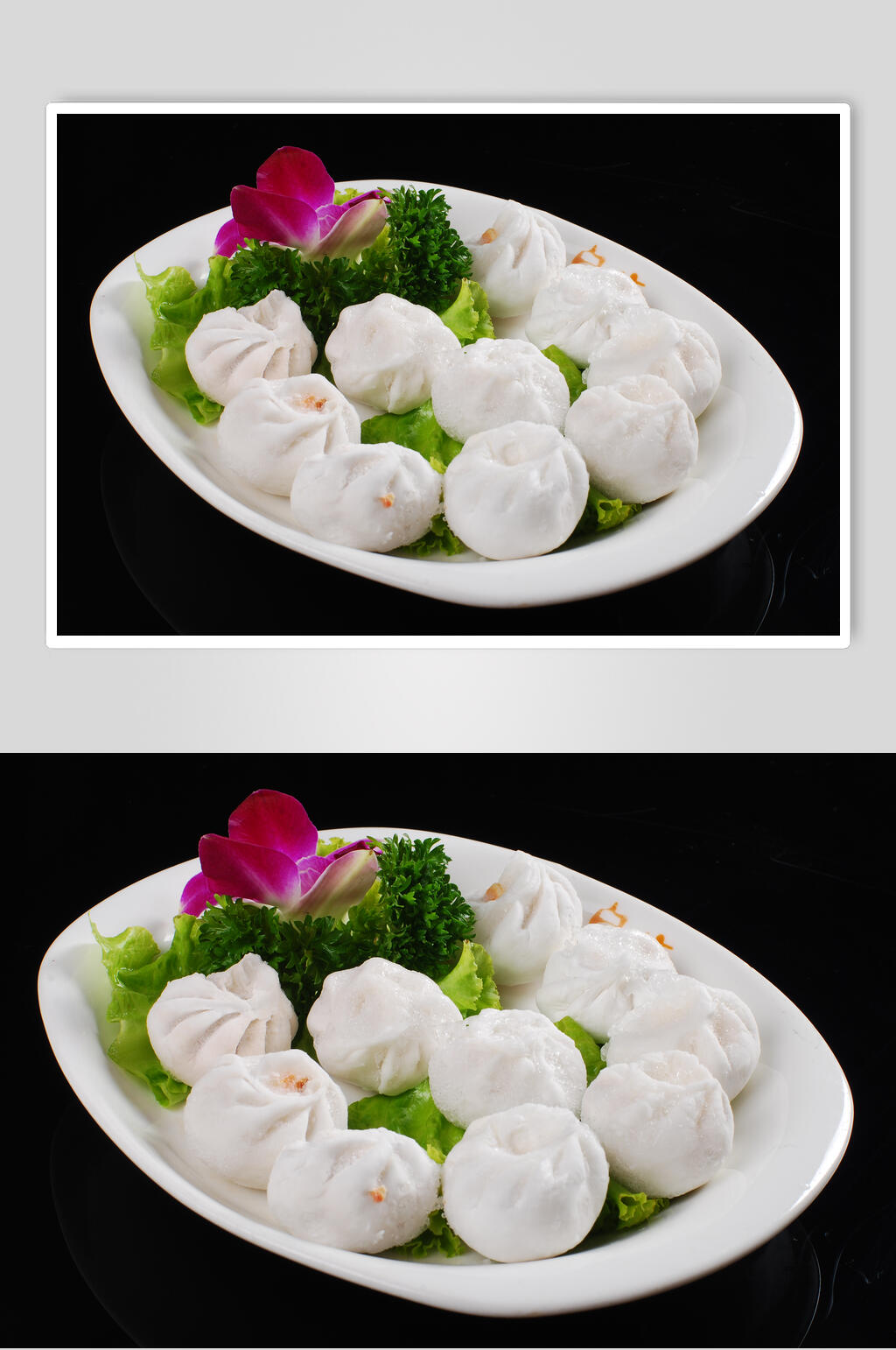 黄牛水晶包食品摄影图片素材