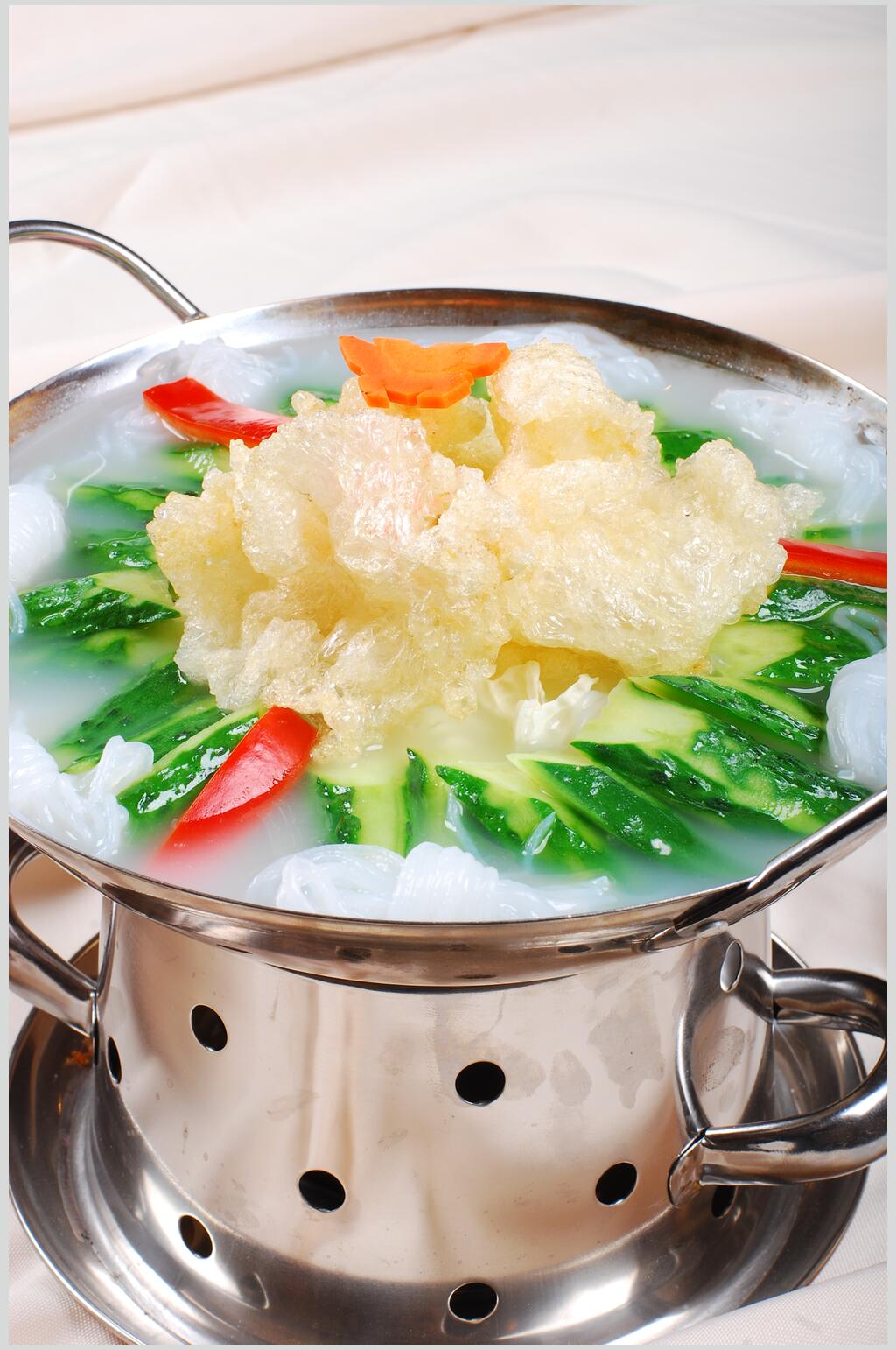 青瓜肉碎煮鱼肚图片素材