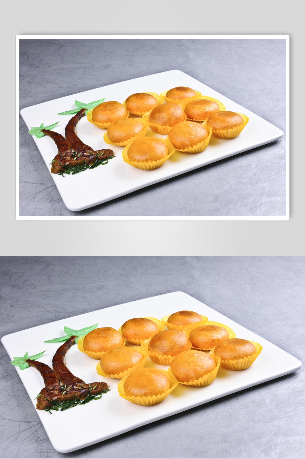 精致美食南瓜饼食品摄影图片素材