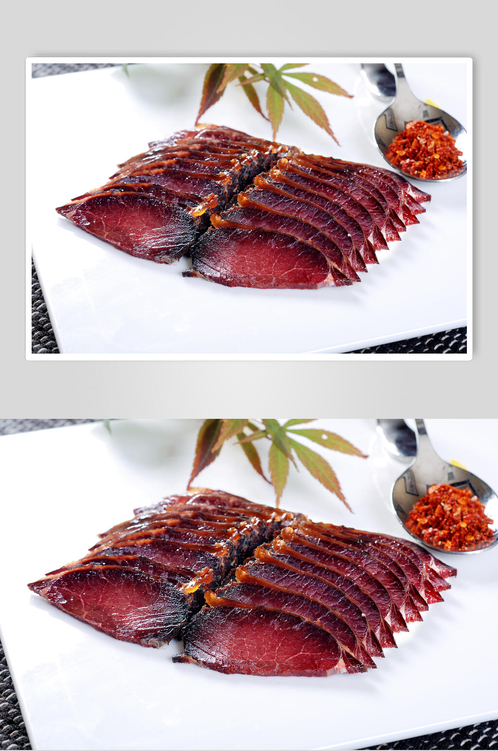 烟熏鹿肉餐饮高清图片素材