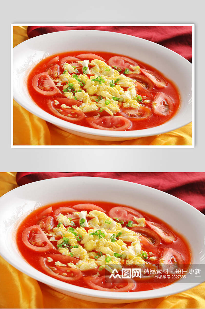 番茄炒蛋餐饮食物图片素材