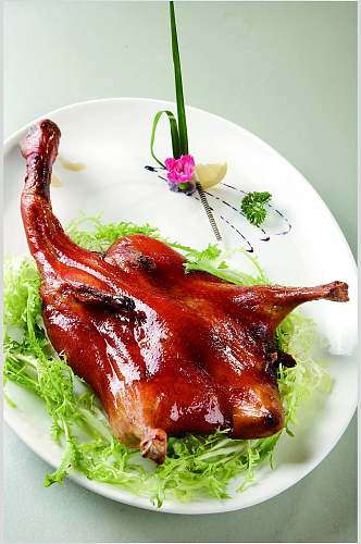 琵琶鸭食物摄影图片