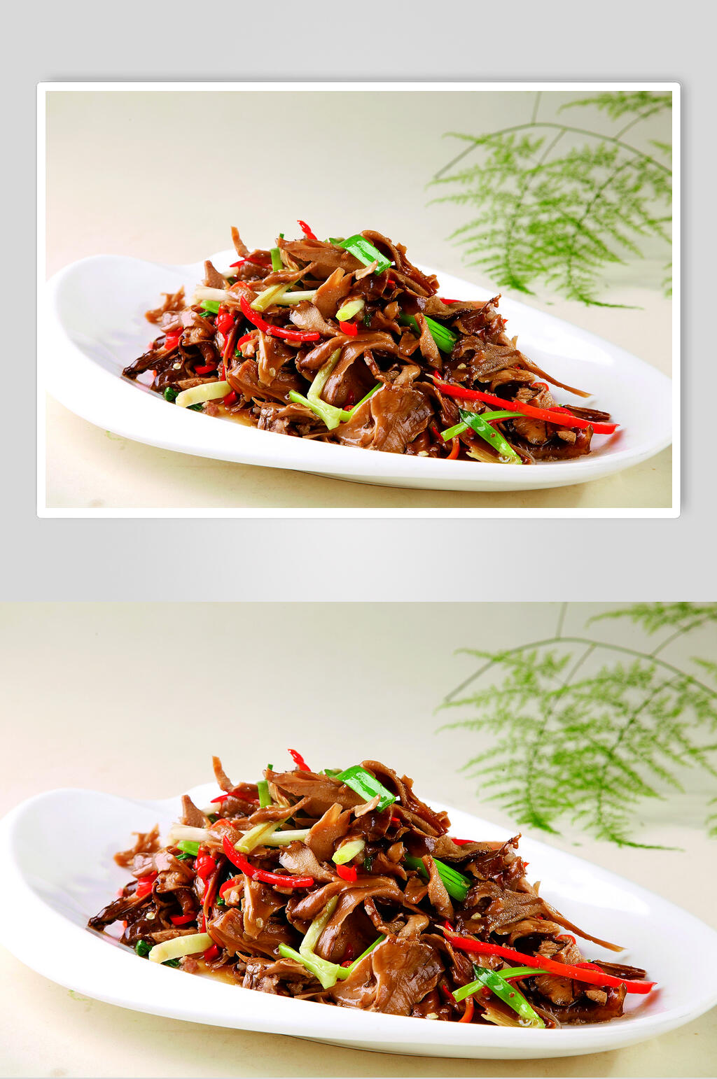 香辣鸡汁脆笋图片素材