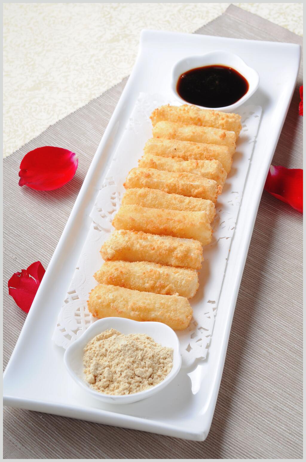 鲜香美味糍粑食物图片素材
