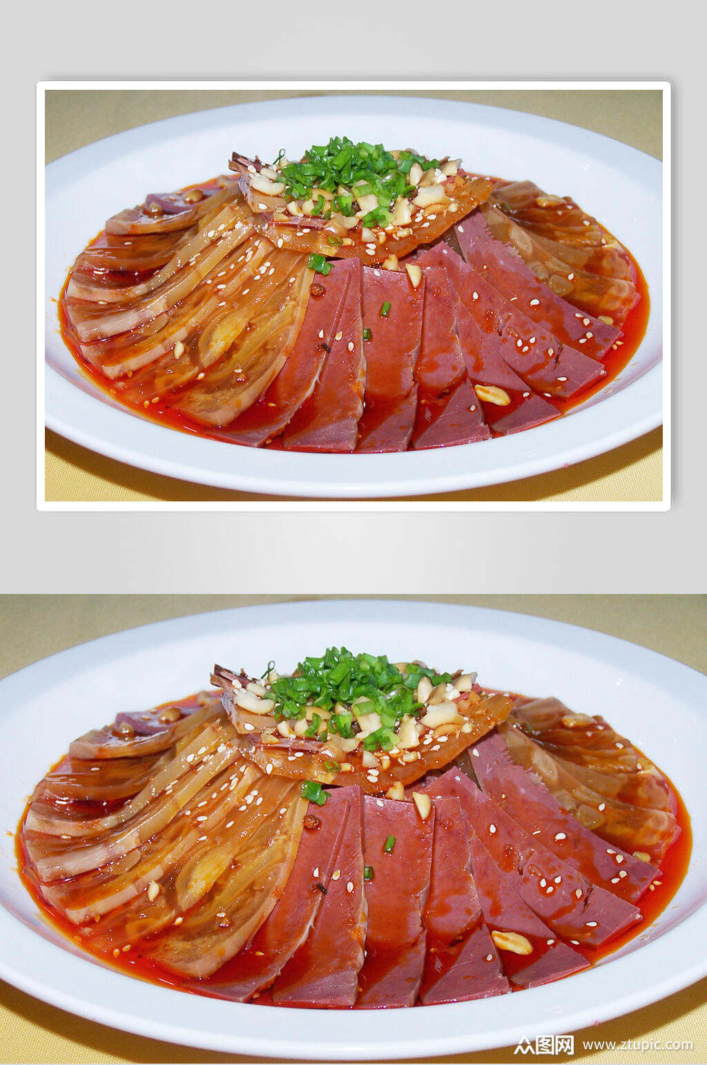 新鲜夫妻肺片摄影图片