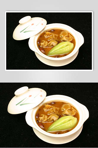南菜红腰豆角螺美食图片