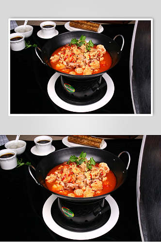 干锅鱼三节美食图片
