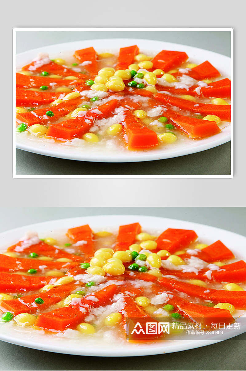 米酒银杏蒸南瓜食品菜摄影图片素材
