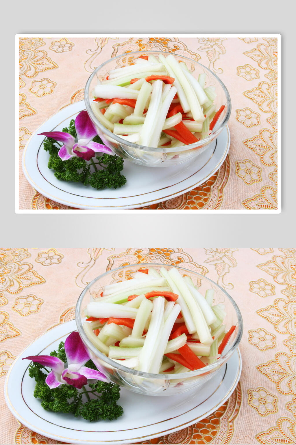 抽丝西芹食品摄影图片素材