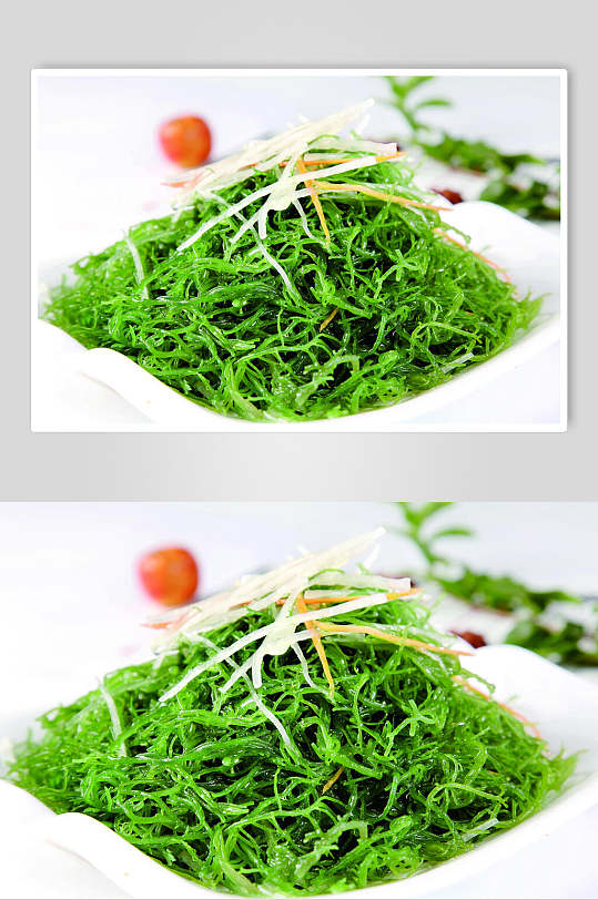 萝卜丝海藻食物高清图片
