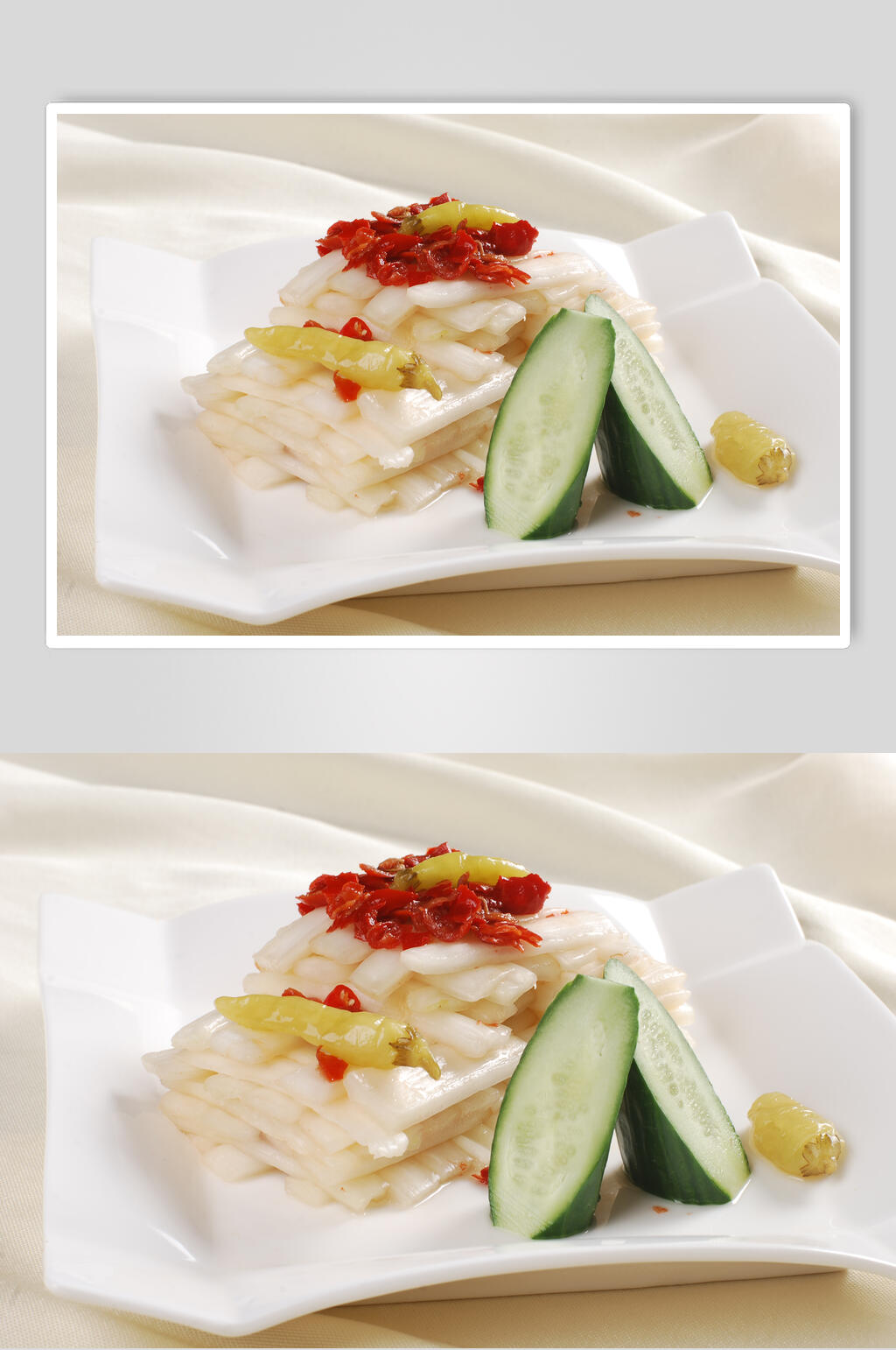姜丝辣白菜食品图片素材