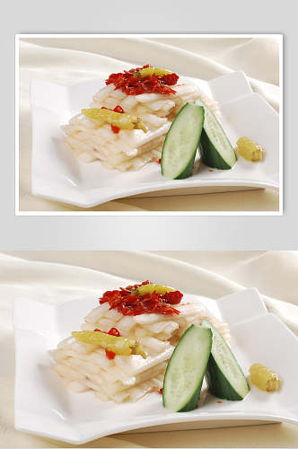 姜丝辣白菜食品图片