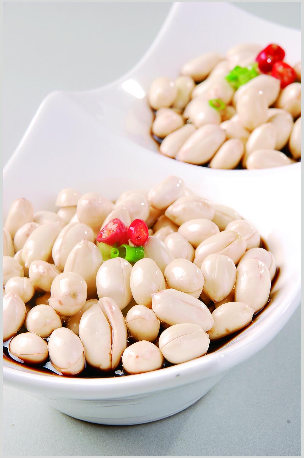 招牌生拌花生仁食品高清图片素材