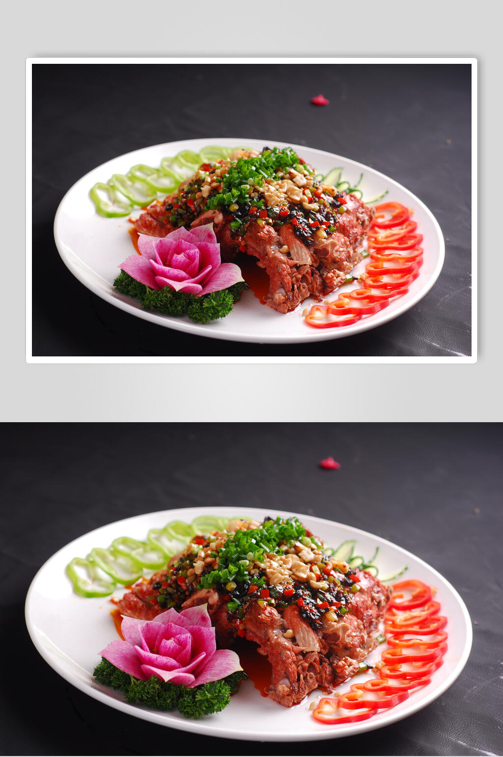 特色风味大排食物图片素材