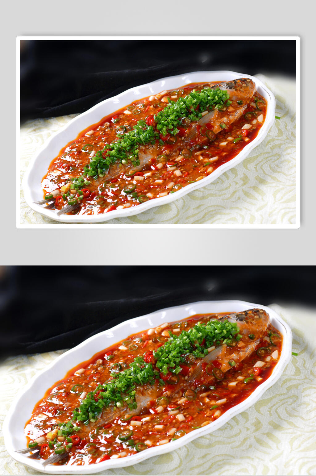 香辣美味鲜椒鱼图片素材