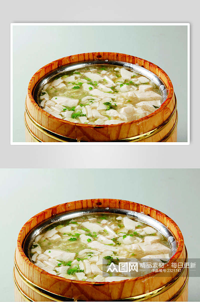 平桥豆腐食物图片素材
