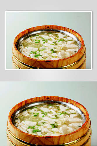 平桥豆腐食物图片