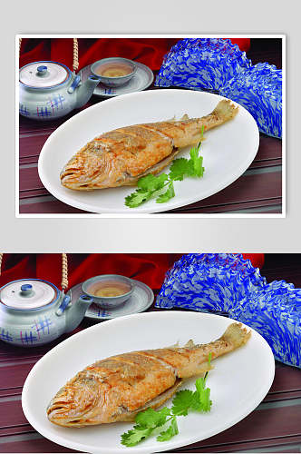 素熏鱼食物摄影图片