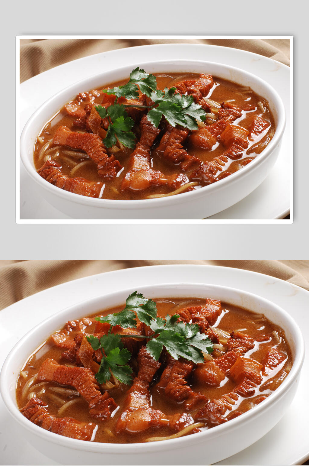 招牌红烧肉炖粉条美食图片素材