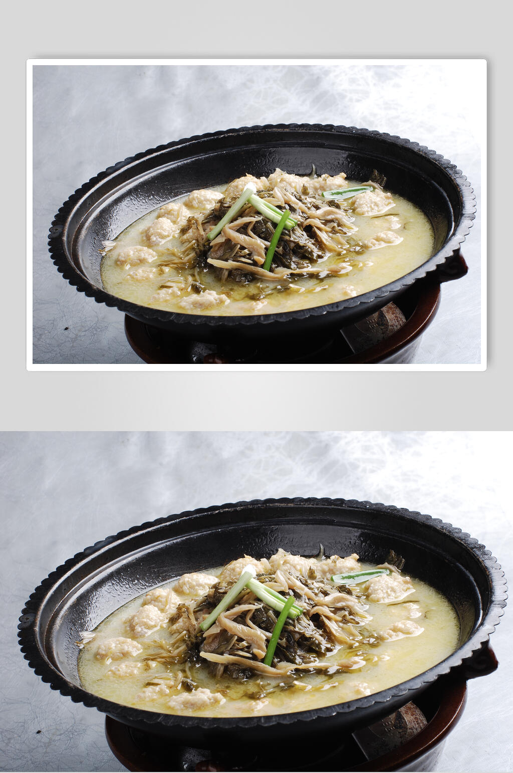 揪耳菜炖肉丸餐饮高清图片素材
