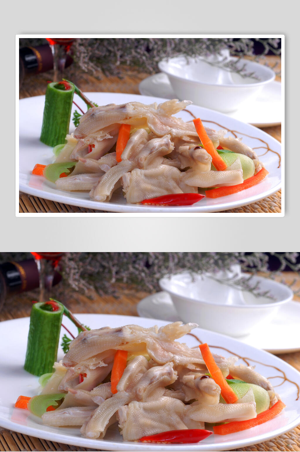 开胃鸭掌美食图片素材