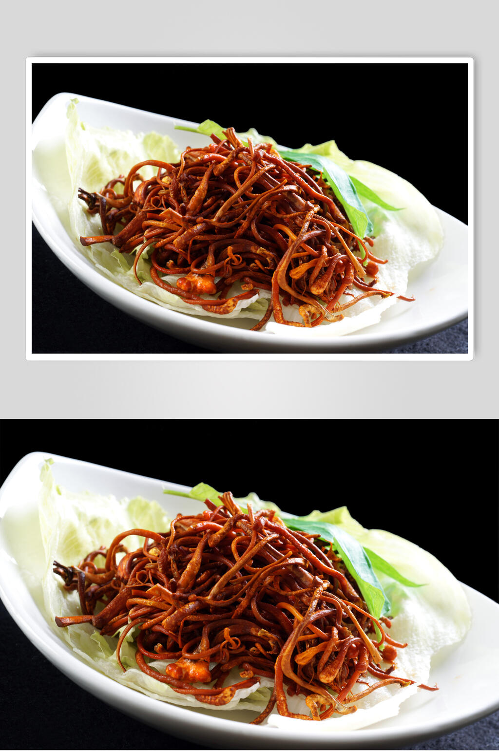 素菜虫草花高清图片素材