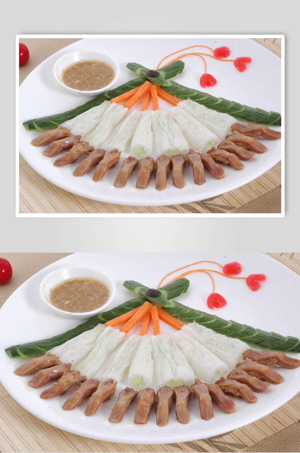 精品鸭脖鸭头鸭舌食物图片素材