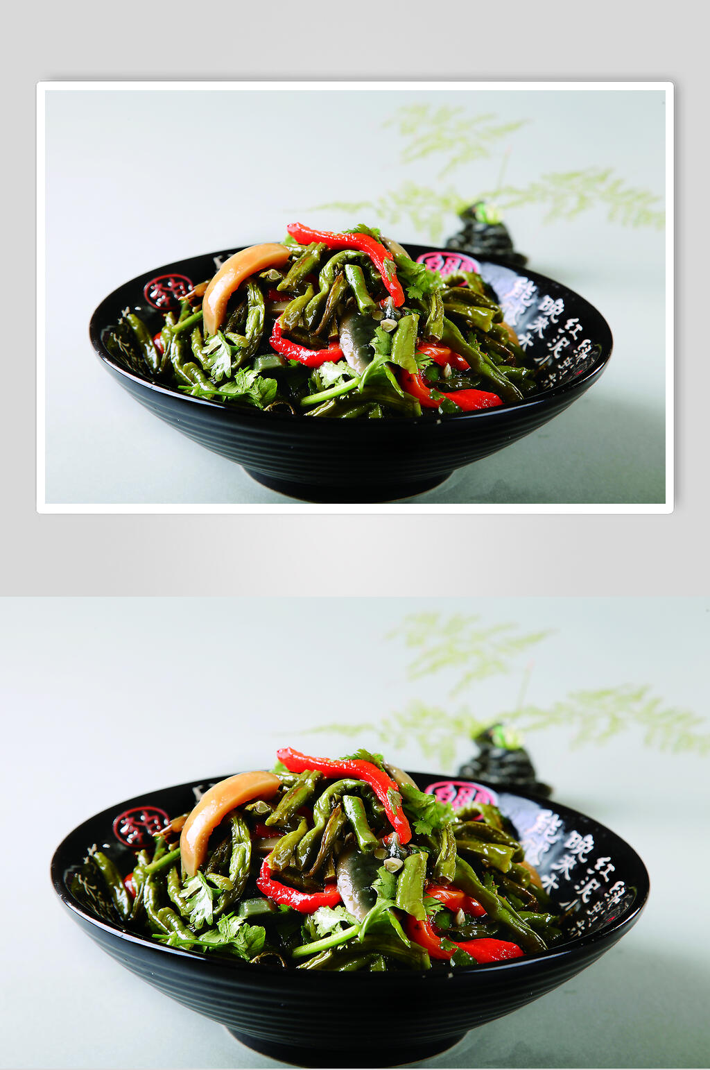 土家拌菜食物摄影图片素材
