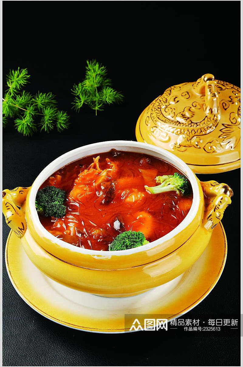 国宴清香佛跳墙食品摄影图片素材