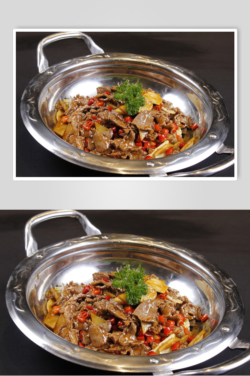 香辣干锅驴肉餐饮高清图片素材
