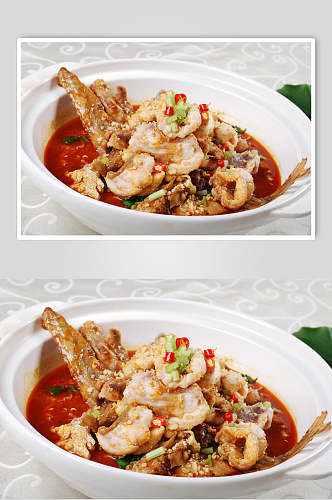 秘制红汤鮰鱼斤食物图片