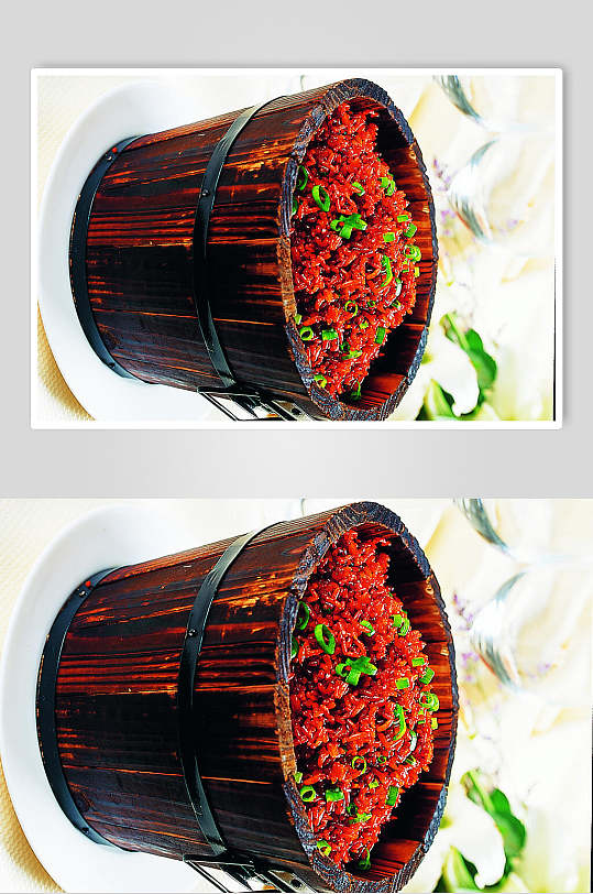 木桶酱油炒饭图片