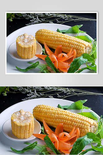 小吃甜水玉米食品图片