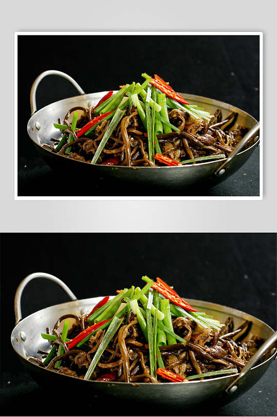 茶树菇麻辣香锅餐饮食品图片