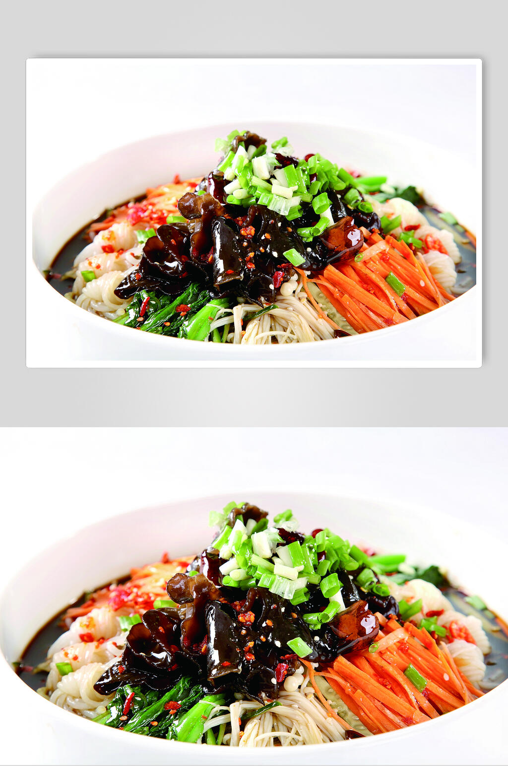 捞汁时蔬食品高清图片素材