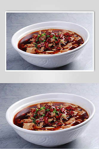 湘菜水煮肉片食品高清图片