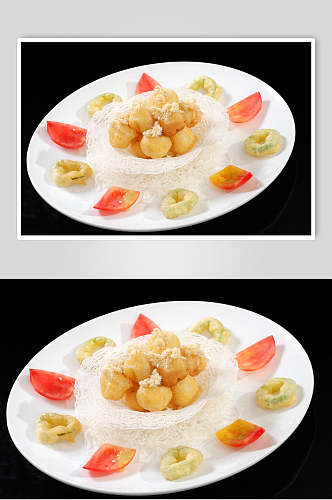 黄金扇贝食品高清图片