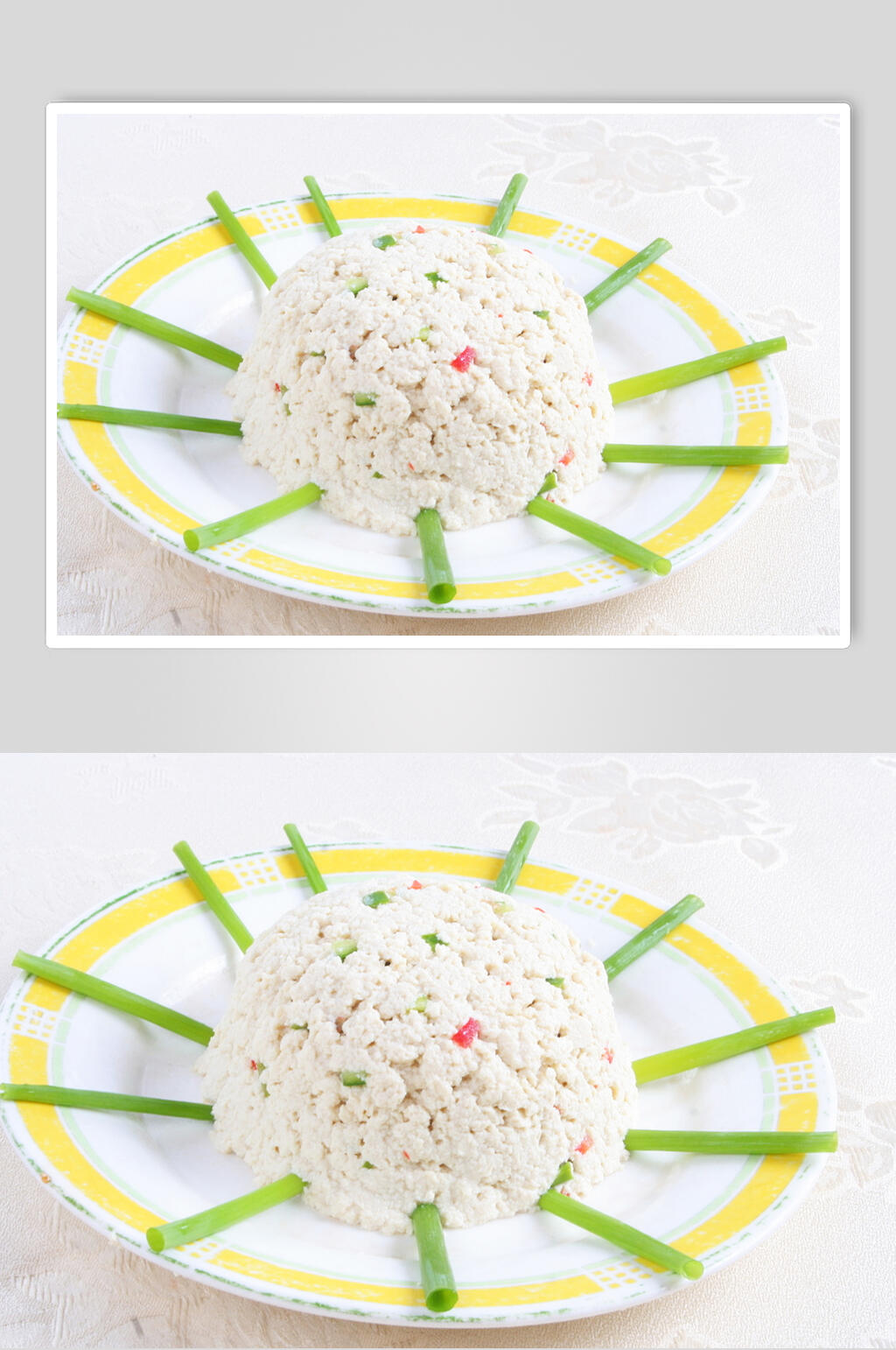 小葱豆腐渣食物图片素材