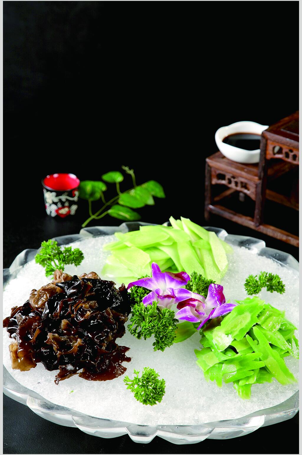 美味新鲜冰沙什锦图片素材